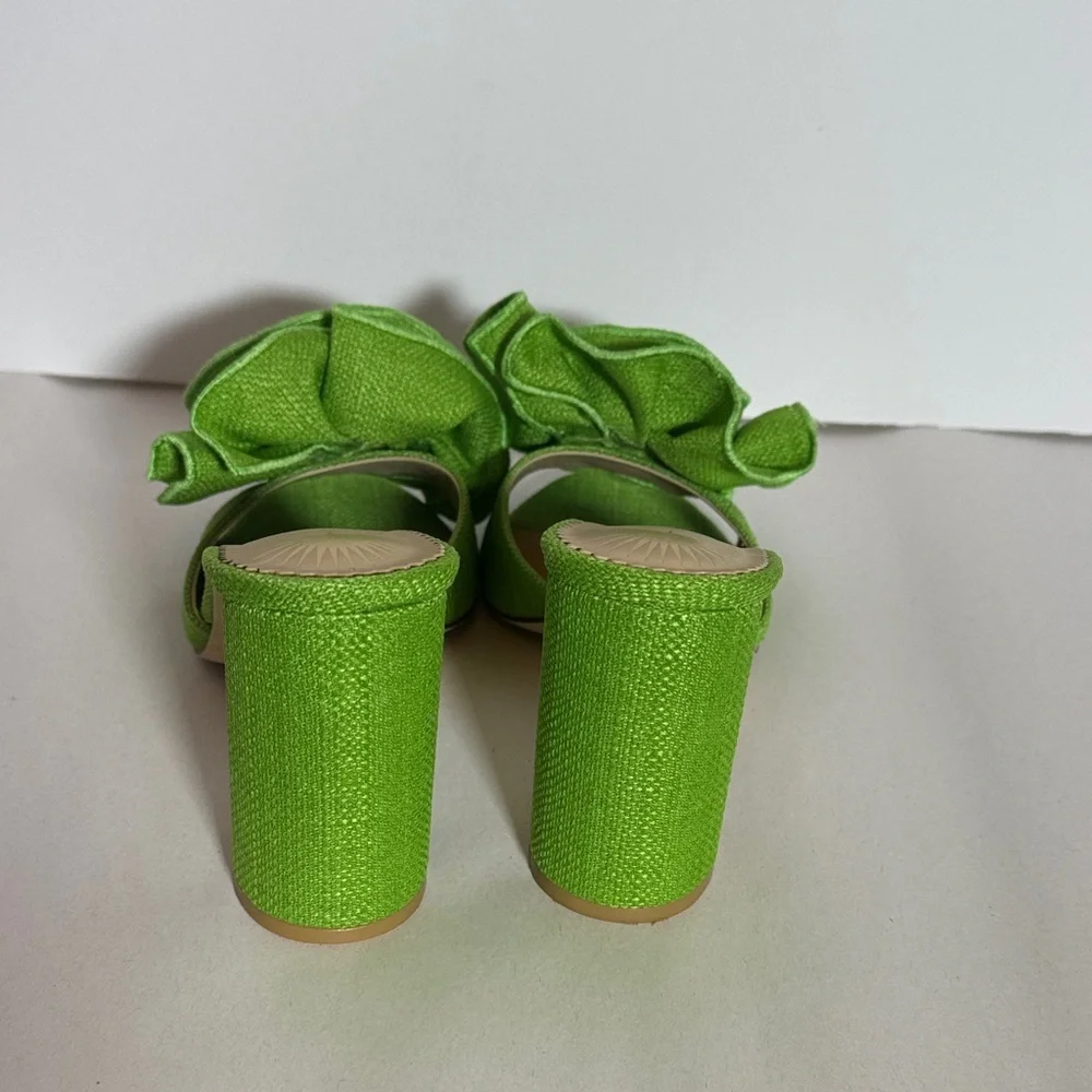 SOLD

ANTONIO MELANI Green Floral Heels Sz 7 - Picture 4 of 5